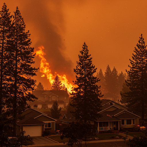 Where Wildfire Risk Burns Brightest: US & Canada Hotspots