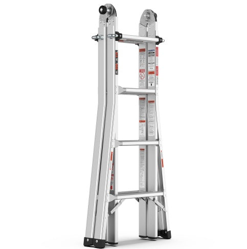 17ft Multi-Position Foldable Aluminum Ladder