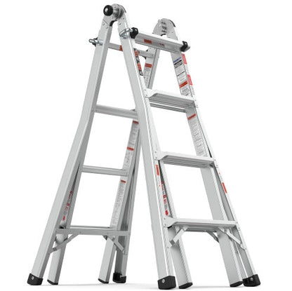 17ft Multi-Position Foldable Aluminum Ladder